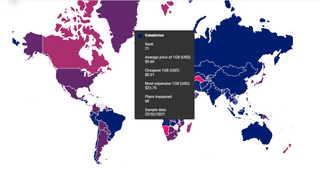 Dunyo bo‘yicha mobil internet uchun eng qimmat va eng arzon narxlar